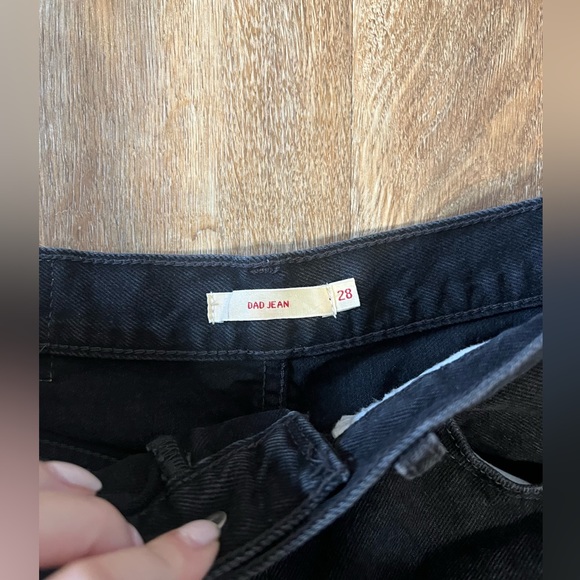 Black Levi Dad Jean size 28 color Rosie Posie - Picture 3 of 3